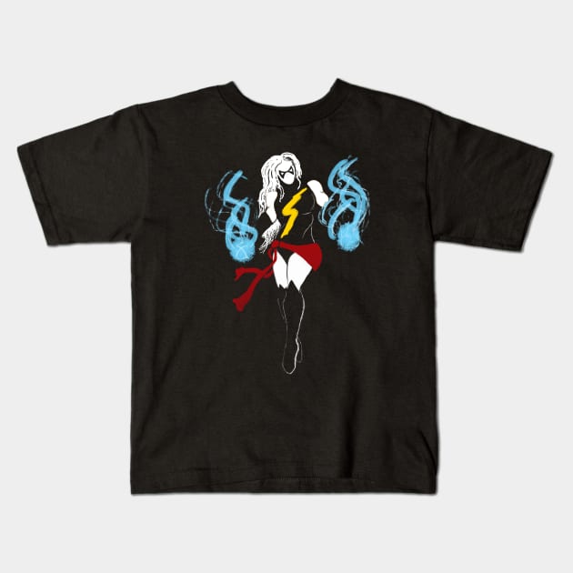 Ms. Marvel Kids T-Shirt by Akaru